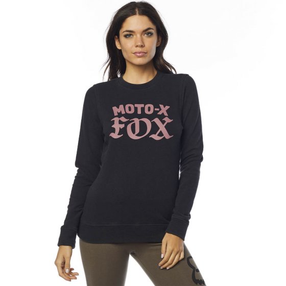 Dámská mikina - FOX Moto X Crew Hoody 2018 - černá