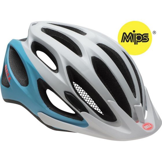 Dámská přilba MTB - BELL Coast MIPS 2016 - bílo-modrá (likvidace skladu)