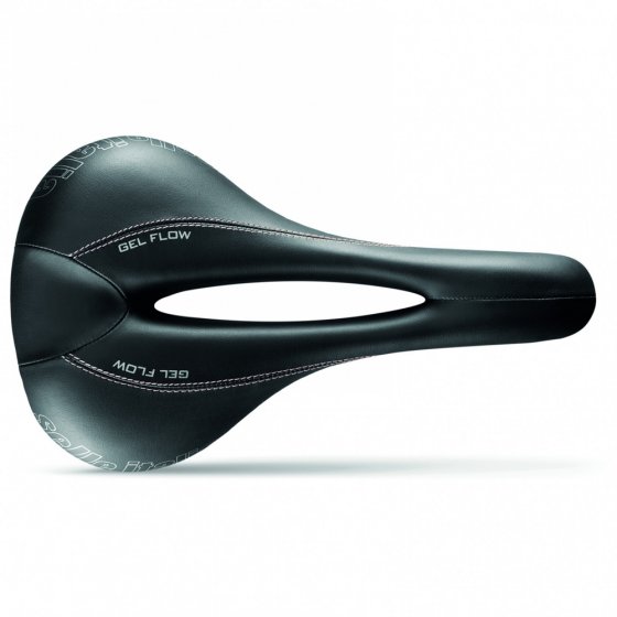 Dámské cyklistické sedlo Selle Italia Sella Donna Gel Flow L2 Black 160x262mm