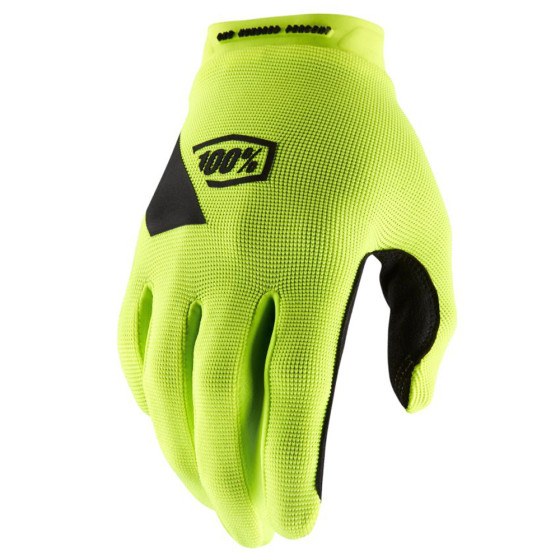 Dámské rukavice - 100% Ridecamp - Fluo Yellow