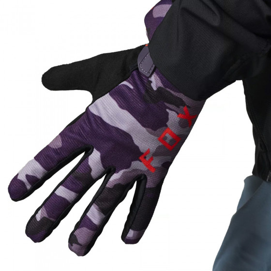 Dámské rukavice - FOX Ranger 2021 - Camo Dark Purple