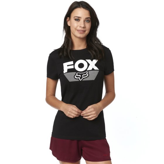 Dámské triko Fox Ascot Ss Crew Tee Black L