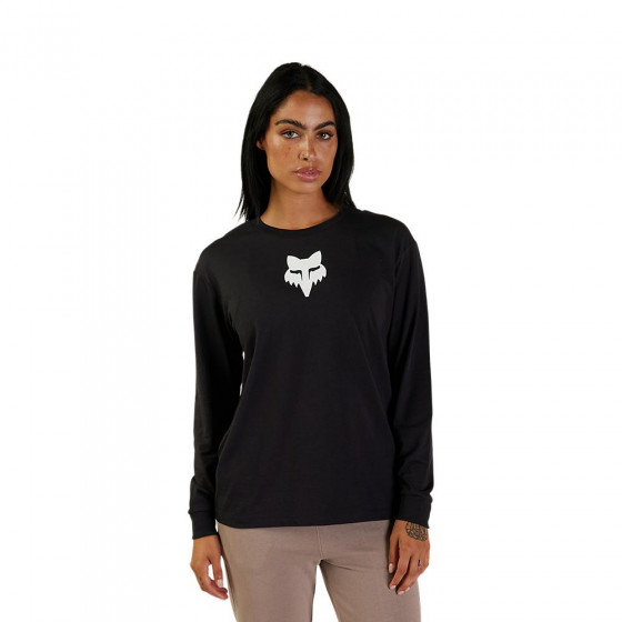 Dámské triko - FOX Head Ls Top 2024 - Black