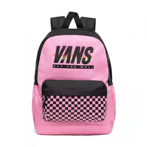 Dámský batoh - VANS Sporty Realm Plus Backpack 2020 - černá/růžová