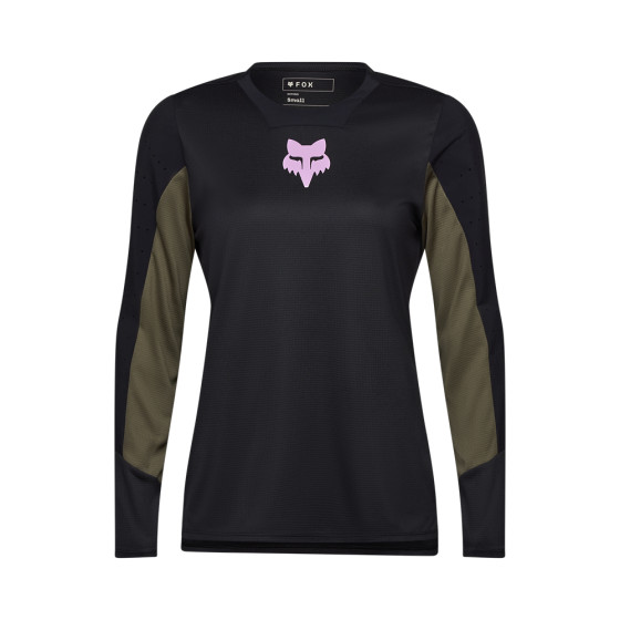 Dámský dres - FOX Defend Ls Jersey Park 2025 - Black