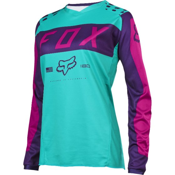 Dámský dres - FOX Womens 180 Jersey 2017 - fialová / růžová