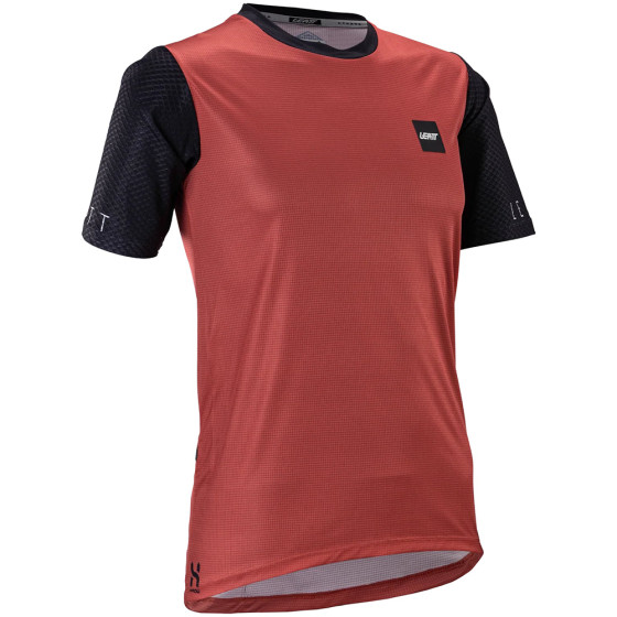 Dámský dres - LEATT MTB Trail 3.0 Ss 2025 - Dusty Red