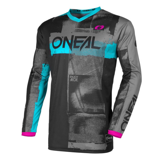 Dámský dres - O'NEAL Element ROLLER 2026 - černá/modrá