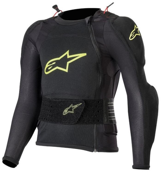 Dětská chráničová vesta - ALPINESTARS Bionic Plus Youth Jacket 2024 - Black / Fluo Yellow