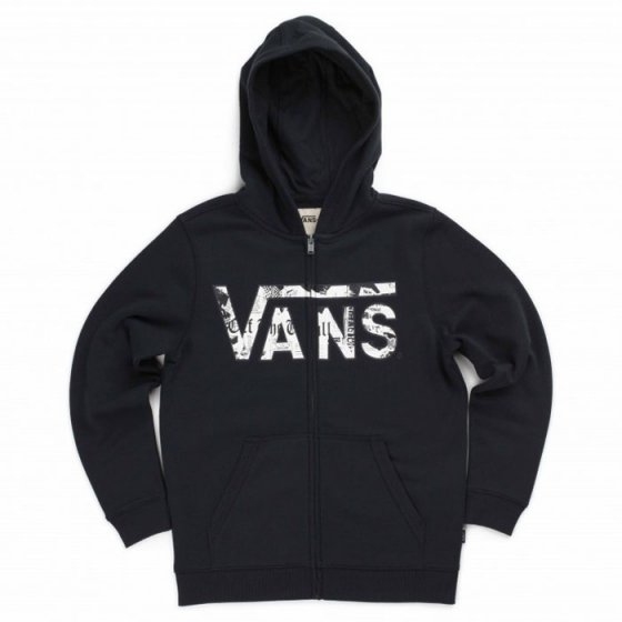 Dětská mikina - VANS Classic Boys Zip Hoodie 2016 - Black/Check