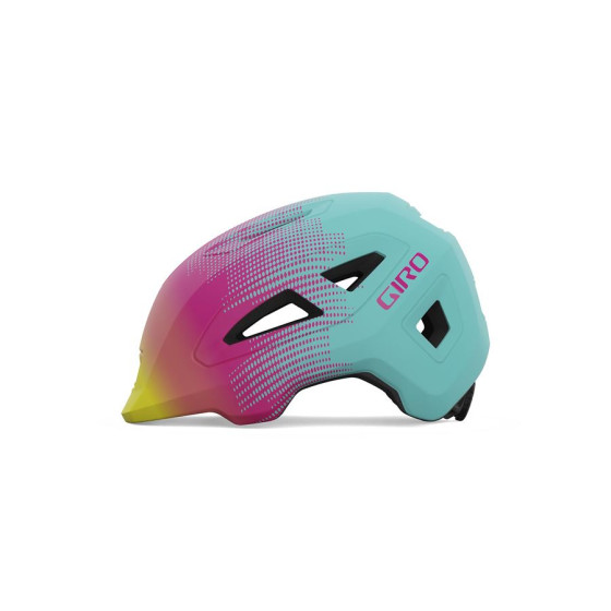 Dětská přilba MTB - GIRO Scamp - Mat Teal / Pink Towers