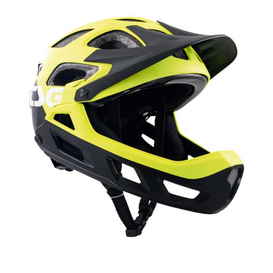 Dětská přilba MTB - TSG Seek Youth FR Graphic Design - Black / Yellow