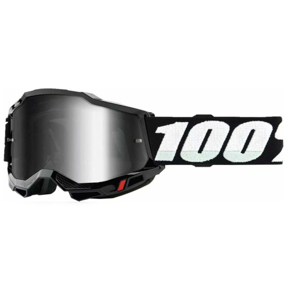 Dětské brýle - 100% Accuri 2 Junior Black - Mirror Silver Lens