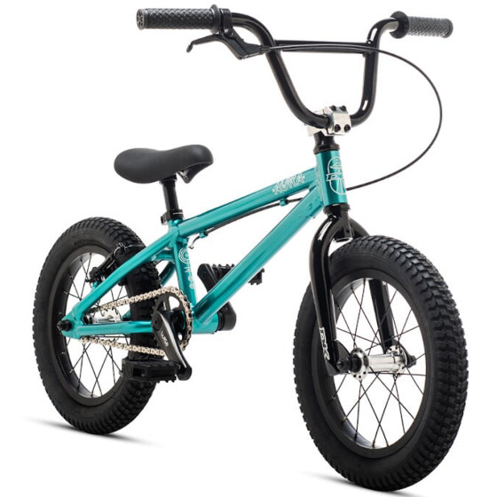Dětské freestyle BMX kolo - DK Aura 14" - Ocean Blue
