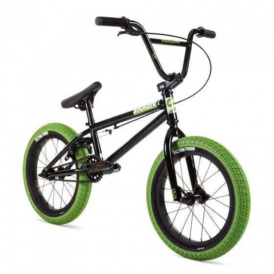 Dětské freestyle BMX kolo - FICTION Agent 16" - Black