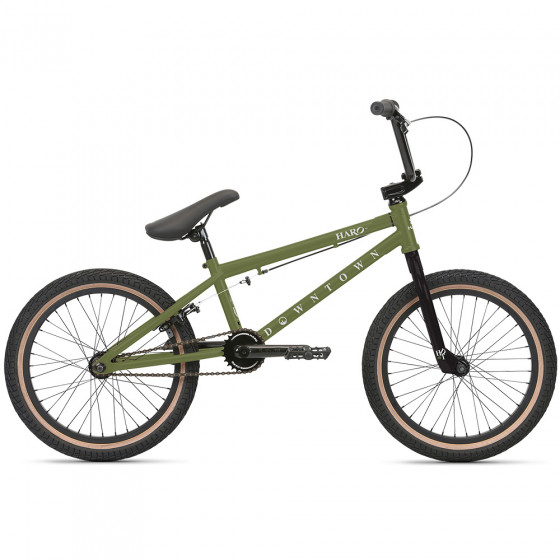 Dětské freestyle BMX kolo - HARO Downtown 18" 2021 - Green