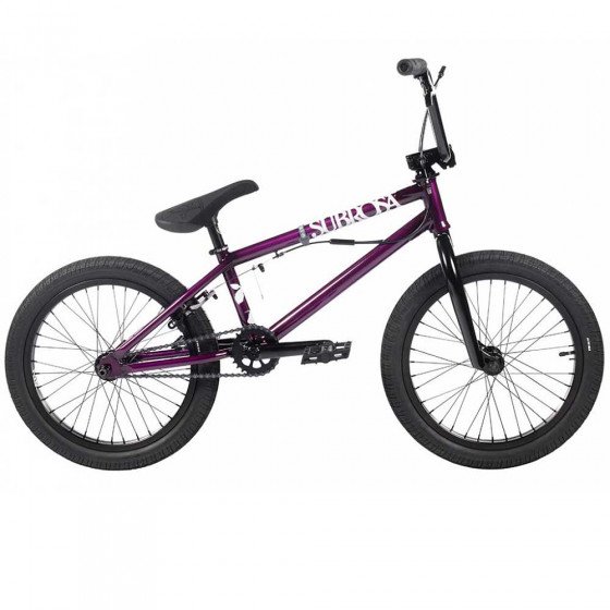 Dětské freestyle BMX kolo - SUBROSA Wings Park 18" 2021 - Translucent Purple