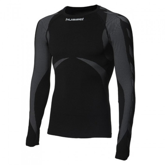 Dětské funkční triko - HUMMEL Comfort Base Layer - Black / Dark Grey