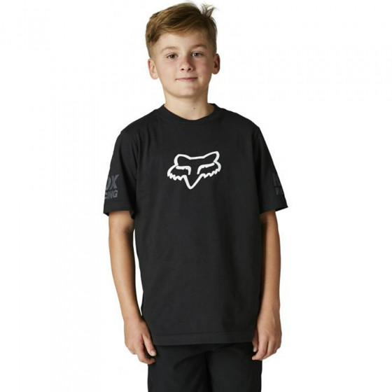 Dětské triko - FOX Karrera Ss - Black