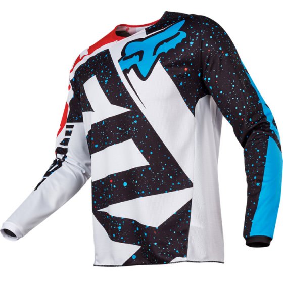 Dětský dres - FOX 180 Nirv 2017 - červená / bílá