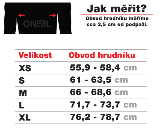 Dětský dres - O'NEAL Element RACEWEAR 2025 - černá/šedá/červená