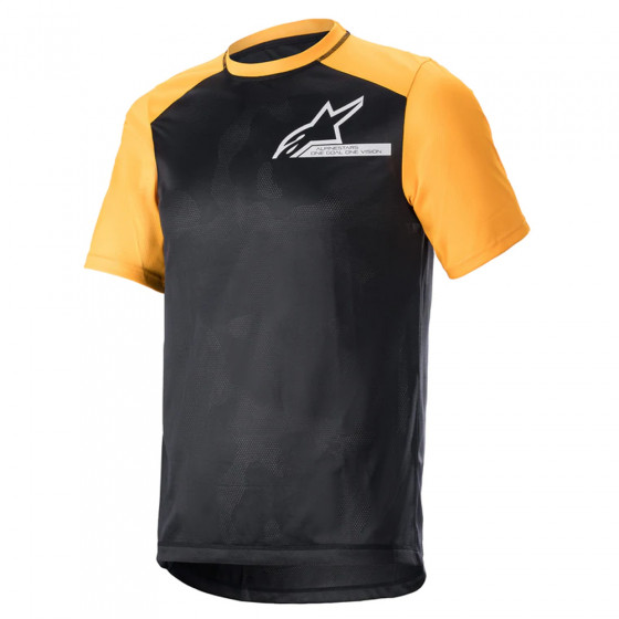 Dres - ALPINESTARS Alps 4.0 SS 2022 - Black / Tangerine / White