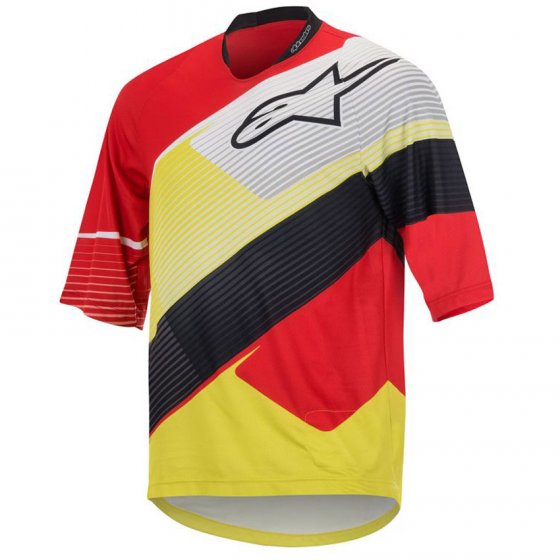 Dres - ALPINESTARS Depth 3/4 Jersey 2018 - červená