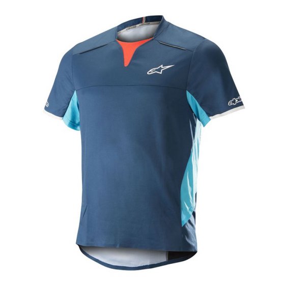 Dres - ALPINESTARS Drop Pro SS 2018 - Poseidon Blue/Atoll Blue