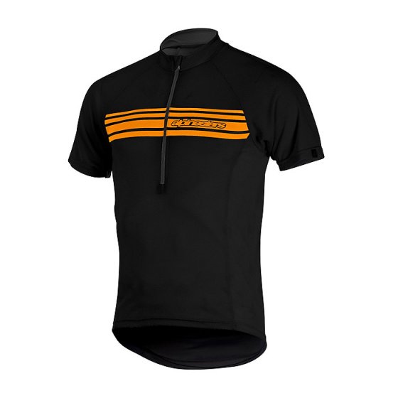 Dres - ALPINESTARS Lunar SS 2015 - černooranžová