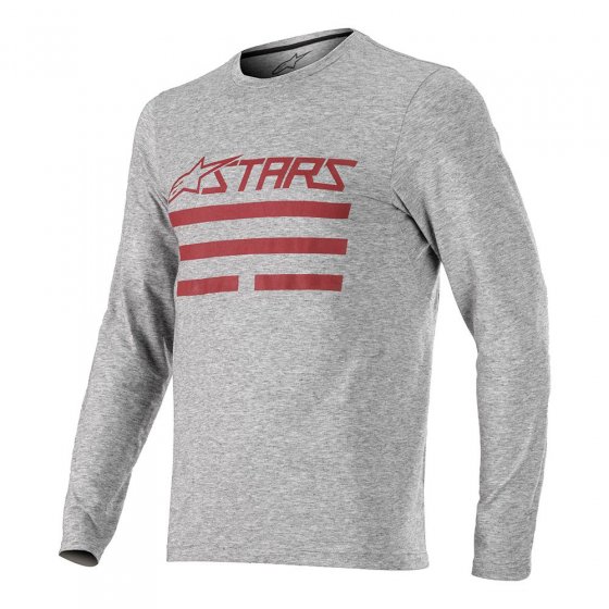 Dres - ALPINESTARS Merino Long Sleeve 2020 - Melange Grey/Red