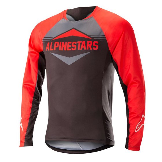 Dres - ALPINESTARS Mesa LS 2018 - Red/Steel Grey