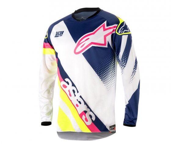 Dres - ALPINESTARS Racer Supermatic 2018 - bílá