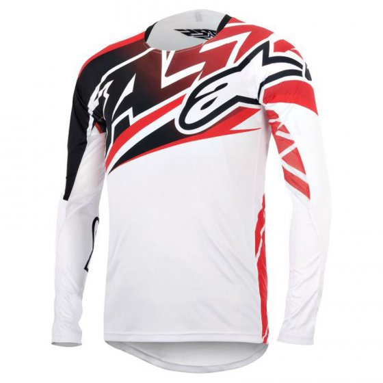 Dres - ALPINESTARS Sight LS 2018 - bílá/červená