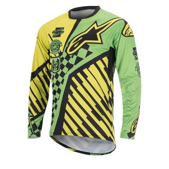 Dres - ALPINESTARS Sight Speedster LS 2016 - zelená (likvidace skladu)