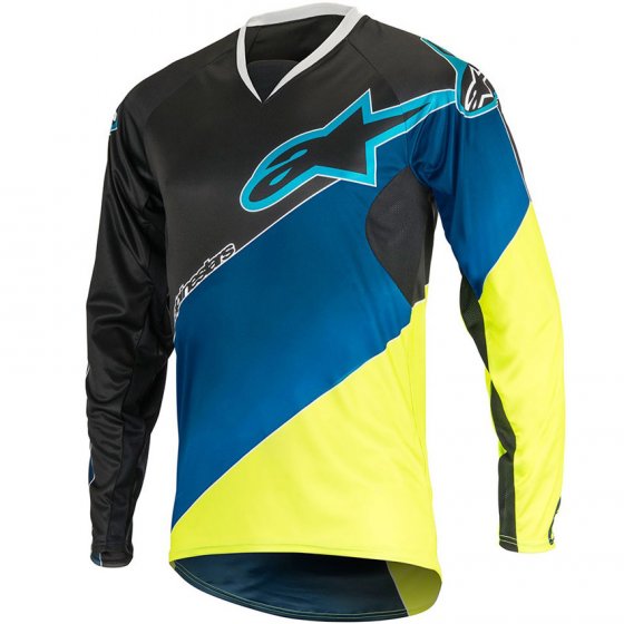 Dres - ALPINESTARS Vector Ls 2017 - černá/žlutá