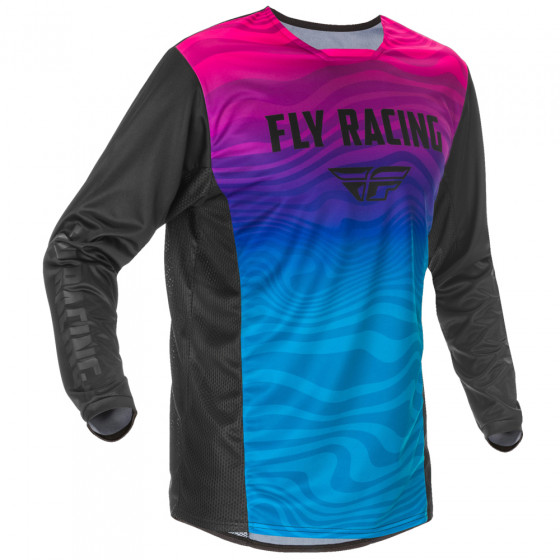 Dres - FLY RACING Kinetic S.E. 2021 - Black / Pink / Blue