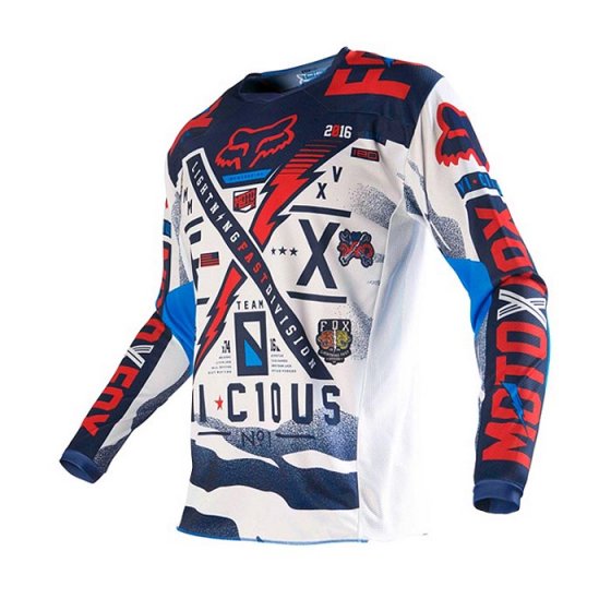 Dres - FOX 180 Vicious 2016 - modrobílá