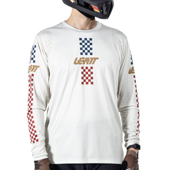 Dres - LEATT MTB Enduro 4.0 2025 - Cream