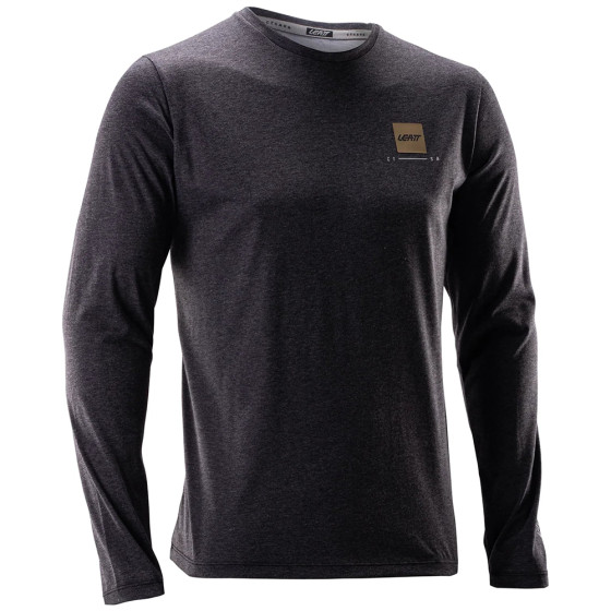 Dres - LEATT MTB Gravity 3.0 Ls 2025 - Ghost Black