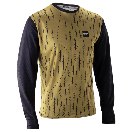 Dres - LEATT MTB Trail 3.0 Ls 2025 - Trails Brown