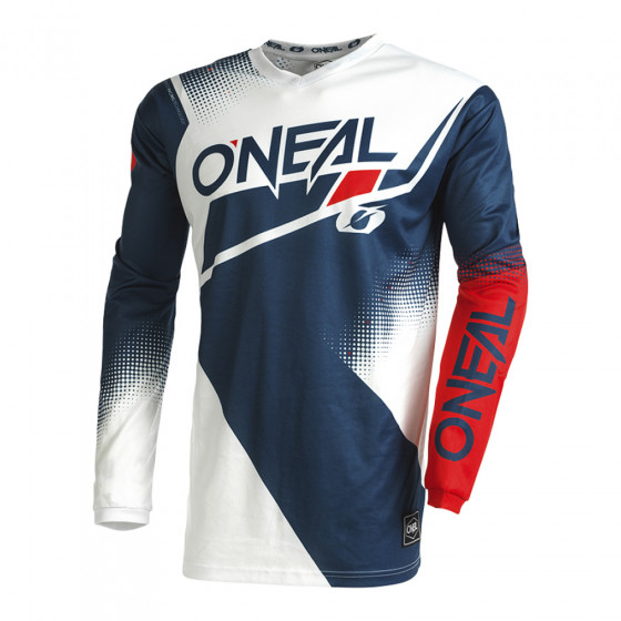 Dres - O'NEAL Element RACEWEAR 2022 - modrá/bílá/červená