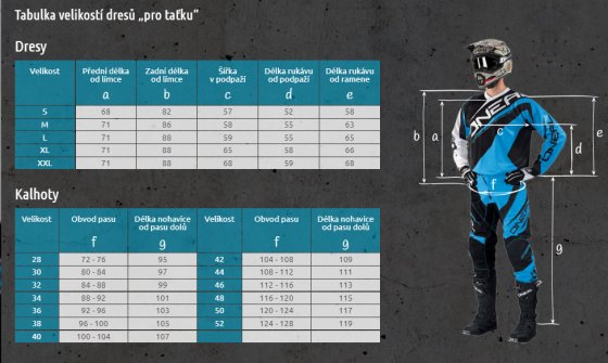 Dres - O'NEAL Element THREAT 2021 - černá/bílá