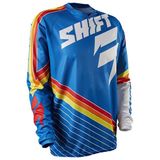 Dres - SHIFT Strike Stripes 2015 - modrá