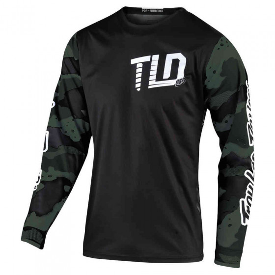 Dres - TROY LEE DESIGNS Camouflage - Black / Green / White