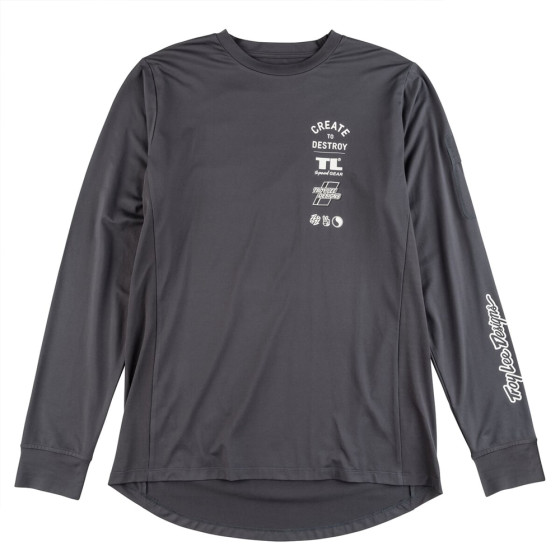 Dres - TROY LEE DESIGNS Ruckus Ride Tee - Destroy Carbon