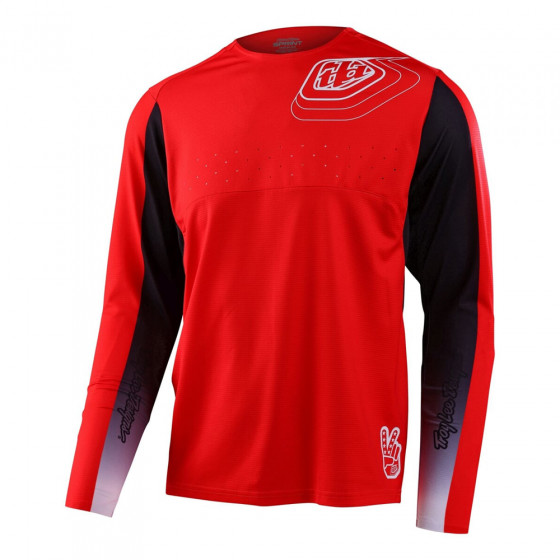Dres - TROY LEE DESIGNS Sprint Icon 2023 - Richter Race Red
