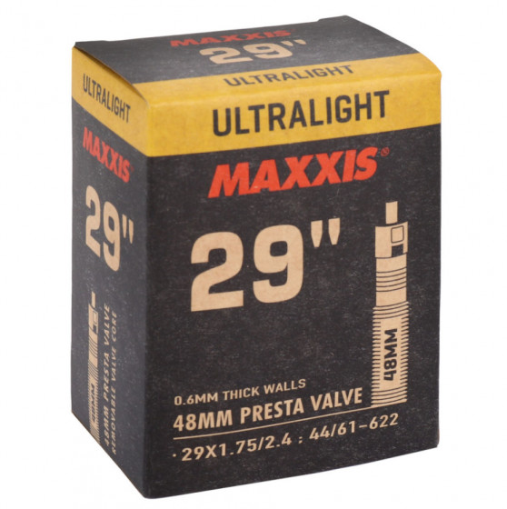 Duše MTB - MAXXIS UltraLight  - 29 x 1,75 - 2,4"  - GV