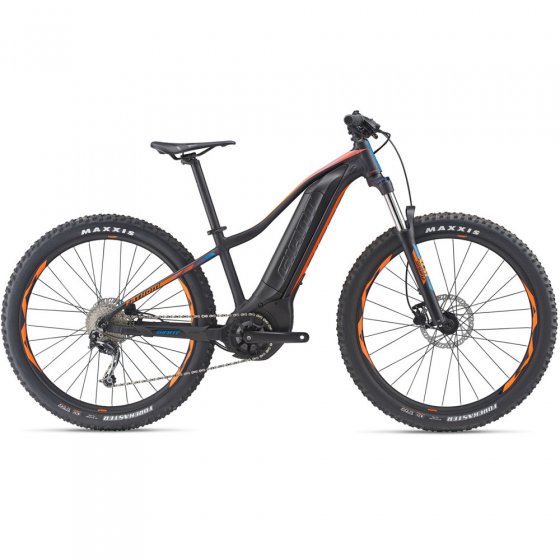 Elektro kolo - GIANT Fathom E+ 3 POWER 27,5+ 2019 - Black/Orange/Petrol