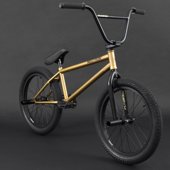 Freestyle BMX kolo - FLY BIKES Neutron 20,75" LHD 2017 - zlatá