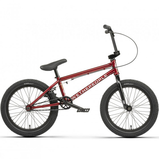 Freestyle BMX kolo - WE THE PEOPLE CRS 18" 2024 - Trans Red